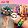 Yowamho 2000 Rubber Band Mini, White Loom Bands.