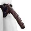 9 Inch Real Lover Huge Strap-On Brown