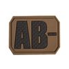 '3D Blood "AB Negative Patch Dark Coyote