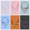 Molain 6 PCS Floral Head Kerchief Headband Chiffon Hair Bandanas Elastic Hair Band Scrunchies Boho Hair Scarf Hairbands Cute Hair Scarves Turban Hair Accessories for Women Girls