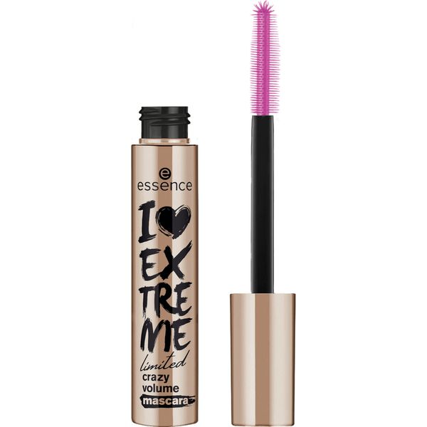 essence the glowin' golds I LOVE EXTREME limited crazy volume mascara, schwarz (12ml)