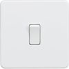 Knightsbridge SF8341MW Screwless 20A 1G DP Switch-Matt White