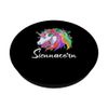 Cute Siennacorn Personalized Name Unicorn Sienna PopSockets Swappable PopGrip