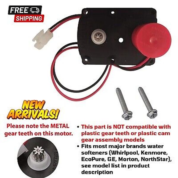 Water Softener Motor Replacement Part for Whirlpool Kenmore EcoPure GE Morton