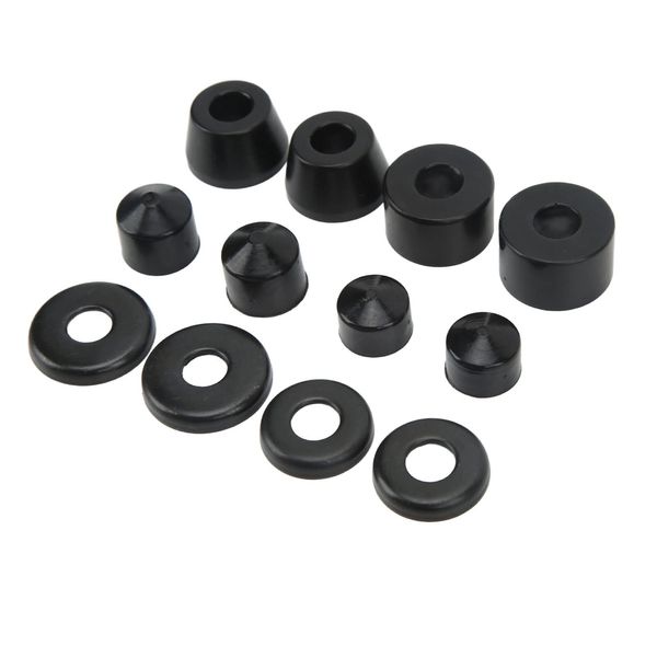 SPYMINNPOO Skateboard Bushings, PU High Resilience Skateboard Dämpfer, Skateboard Longboard Lenkgummis Cup Washers Zubehör Ersatzteile Elektroroller