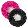 WSICSE 2 Pcs Baby Kids Bonnets, Adjustable Bonnet for Kids Toddler Double Layer Satin Bonnet for Sleeping