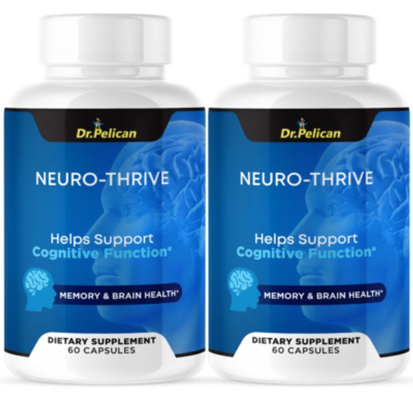 Neuro-Thrive- Brain Support- 2 Bottles- 120 Capsules