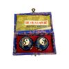 CHINESE HEALTH EXERCISE STRESS BAODING BALLS RELAXATION THERAPY YIN YANG DESIGN