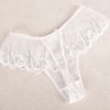 Wolbar Transparenter Damen String WB14, Schwarz,L
