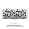 J BOUTIQUE STENCILS Wall Border Ornament Stencil Pattern 095 Reusable Template for DIY Wall Decor