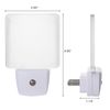 DEWENWILS 4 Pack Plug-in LED Night Light Light Sensor Automatic On Off Nightligh