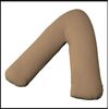 Back And Neck Support V Shaped Pillow Case (STONE)