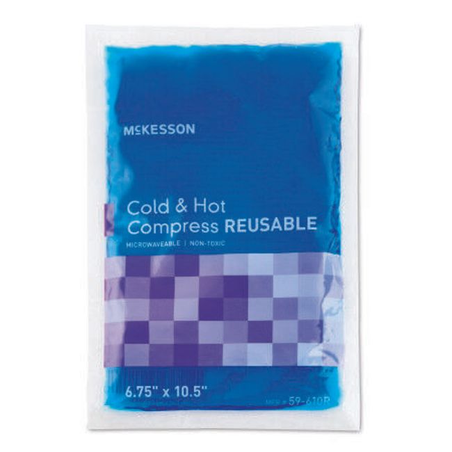 McKesson Hot / Cold Pack, Large 6.75 X 10-1/2 Inch, Reusable, 2 Count