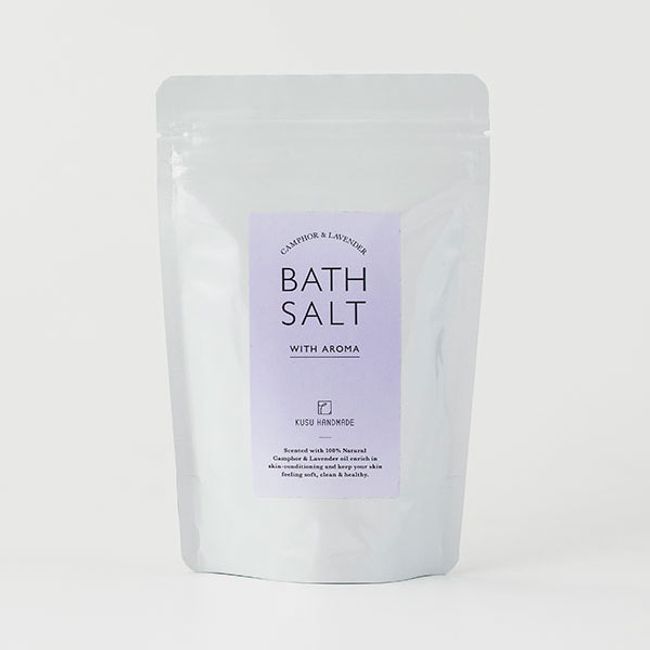 KUSU HANDMADE camphor &amp; lavender bath salt