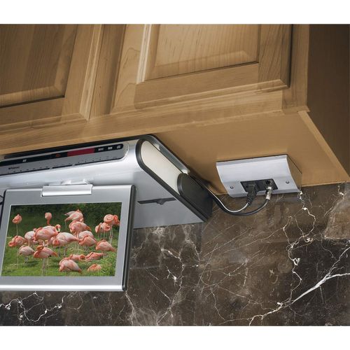 Bryant Electric RU200SS tradeSELECT Under Cabinet/Counter Power Distribution Box, GFCI Fit, Stainless Steel