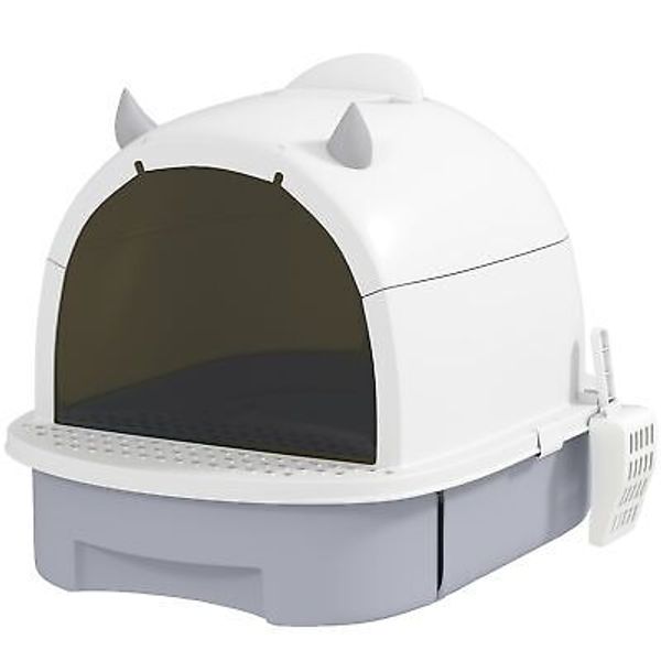 Cat Litter Box Enclosure Modern Design Hidden Litter Furniture Stylish Pet House