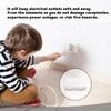 Plug Socket Covers, Universal Plug Socket Cover, Childproof Electrical Outlet & Plug Cover Box with Waterproof Splashes, Ideal for Home, School and Nurseries