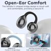 Clip on Earbuds, Open Ear Earbuds Wireless Bluetooth 5.4 with Mic, Open Ear  42H