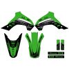 2021-2022 KLX 140 RF Binary Green Senge Graphics Base Kit Compatible with Kawasaki