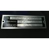 Custom ENGRAVED 3 Line Data Name Plate Tag