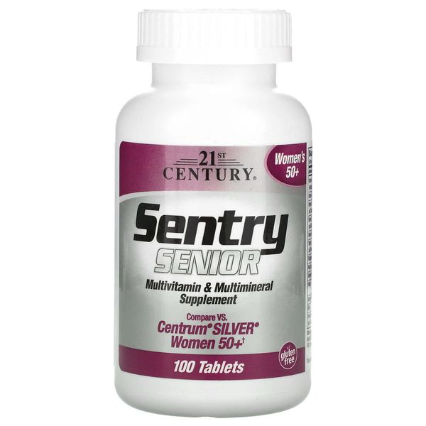 2 X 21st Century, Sentry Senior, Multivitamin & Multimineral Supplement, Women 5