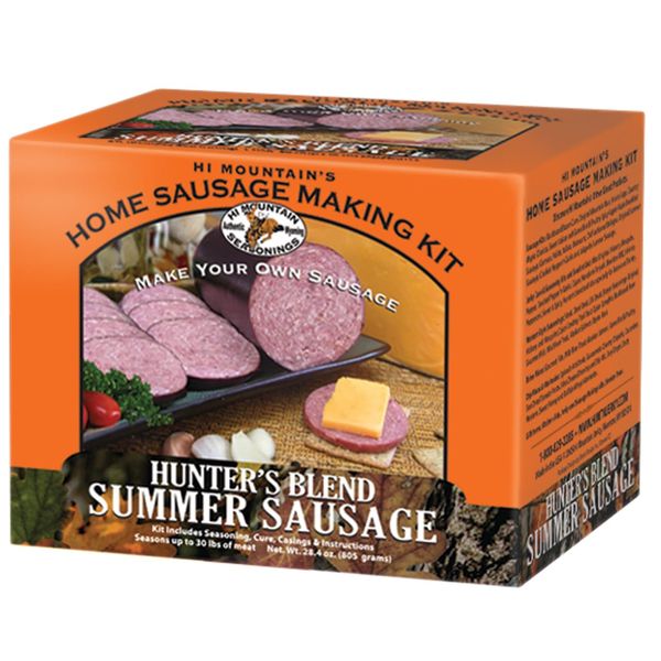 Hi Mountain Seasonings - Summer Sausage Seasoning Kit ǀ CRACKED PEPPER 'N GARLIC ǀ Create Delicious Summer Sausage at Home with Ease