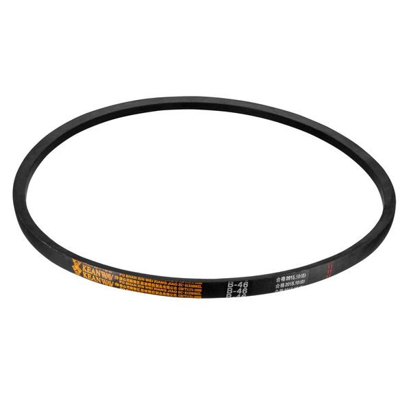 sourcing map B-46 V-Belts 46" Inner Length, B-Section Rubber Drive Belt