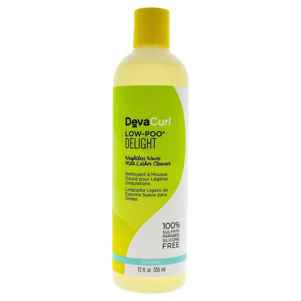 DevaCurl Low-Poo Delight Weightless Waves Mild Lather Cleanser 12 OZ