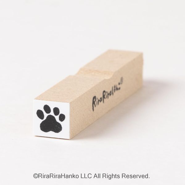 Paw / Footprint [0.4 inch (10 mm) square] * Rubber stamp