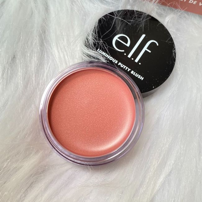 New e.l.f. Luminous Putty Cream Blush Argan Oil & Vitamin E  (MAUI 0.35oz 10g)