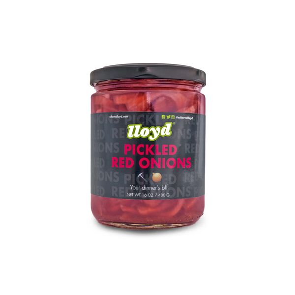 lloyd Pickled Red Onions - Small Batch - New York Grown - All Natural - NO Preservatives