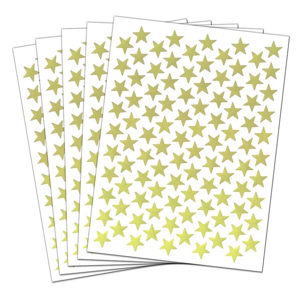 3000 Pack, Gold Star Stickers for Reward - 0.6" Diameter