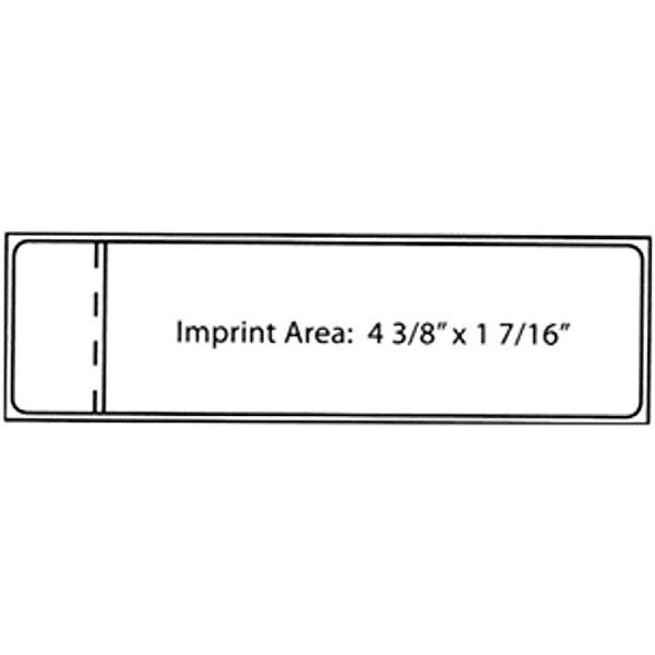 525-PM WJIJ Single Postage Meter Tape with 4 3/8" x 1 7/16" Imprint Area and 3/4" Peel Tab. for use in NeoPost® IJ65 to IJ110 and for use in Hasler® WJ60 to WJ 250