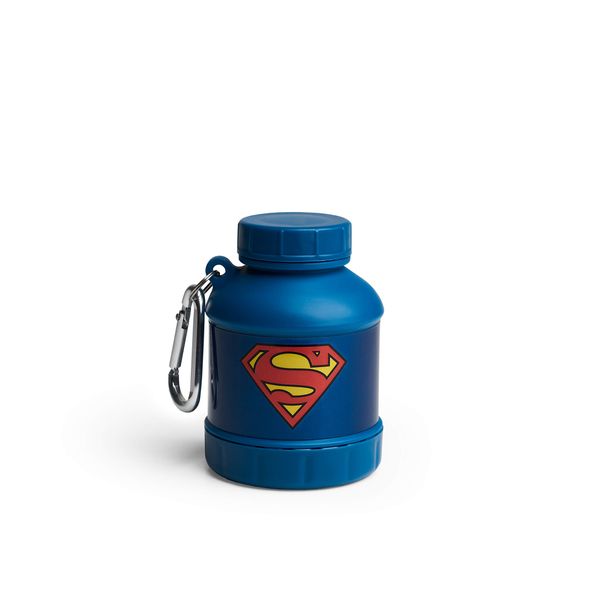 SmartShake Whey2Go Funnel, Protein Box, Storage Box, 110 ml, DC Superman