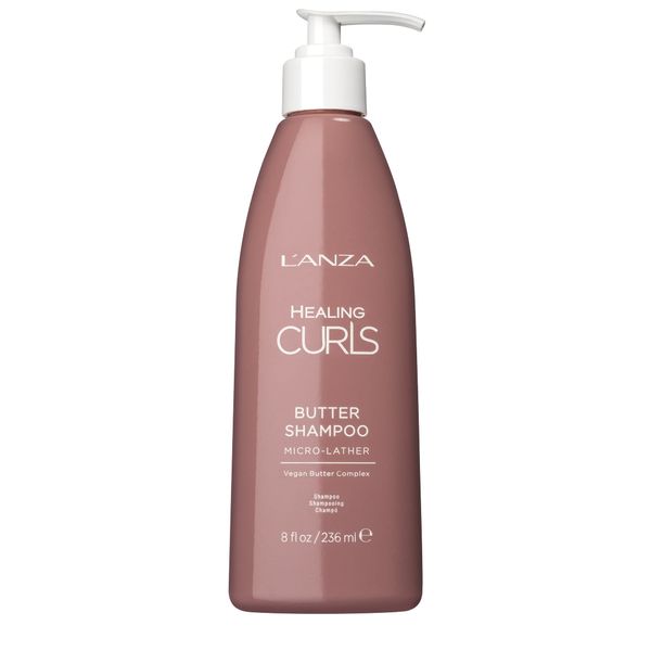 L'ANZA Pflegendes Lockenshampoo - sorgt für eine sanfte, farbsichere Reinigung und aufgefrischte Locken, ohne Parabene und Sulfate (236 ml)