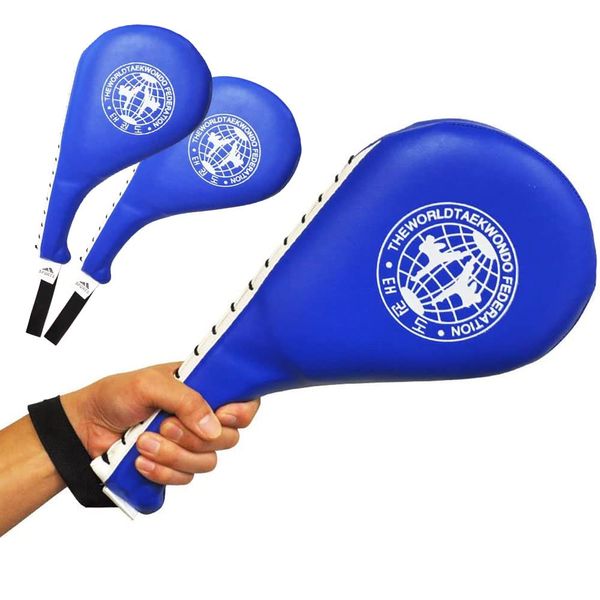 UP STORE Hand Mitts Set of 2 Kick Mitts Punch Mitts for Boxing, Karate, Taekwondo, Martial Arts, Exercise, Mitting (Blue)