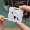 Azeeda 'Cute Bees & Hive' Keyring Tape Measure/Spirit Level Tool (KM00042430)