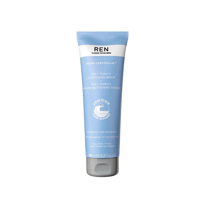 REN Clean Skincare - Rosa Centifolia™ No1 Purity Cleansing Balm - Non-Stripping Face Cleanser for Balanced Skin, Cruelty-Free & Vegan