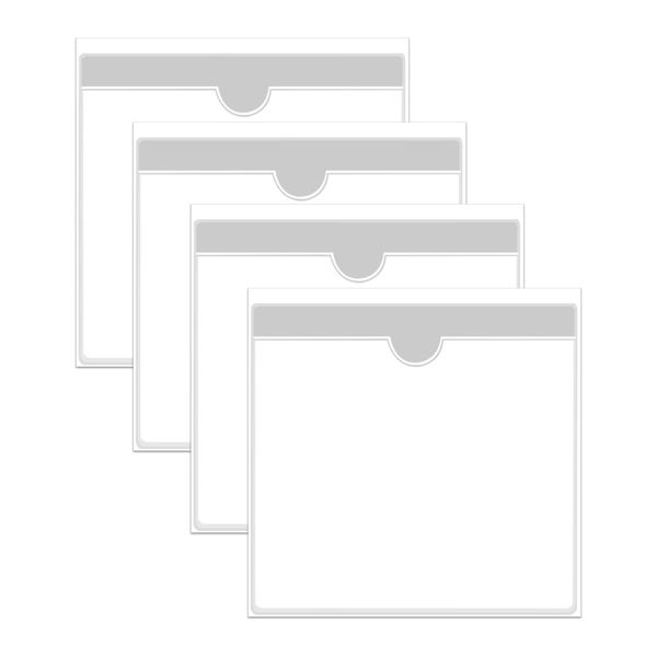 YJKEAI 4 PACK Clear Car Tax Disc Holder, Parking Permit Holder for Car