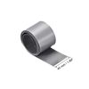 sourcing map PVC Heat Shrink Tube 43mm Flat Width Wrap for Single2 Meter Silver