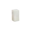 Mud Pie White Marble Cube Salt Pepper; 2" x 2"