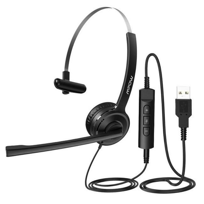 Mpow wired computer online headset