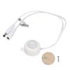 sourcing map Mini PIR Motion Sensor Switch DC 6-24V 5A Infrared Activated LED Controller with DC Couple Cable for LED Strips Lights, White