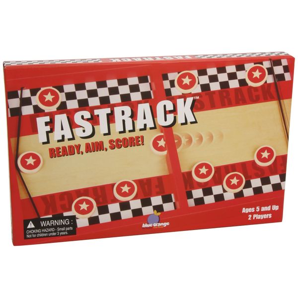 Fastrack Board Game by Blue Orange Games - The Original 2-Player Disc Slinging Fast Action Game.