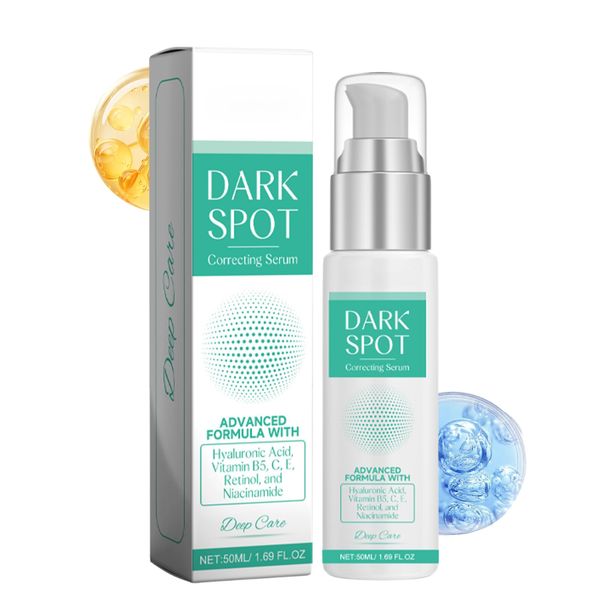 Dark Spot Correcting Glow Serum with Vitamin C, Niacinamide Face Serum for Dark Spots & Hyperpigmentation, Brightening Dark Spot Face Serum to Even Skin Tone, Anti-Ageing Dark Spot Remover for Women