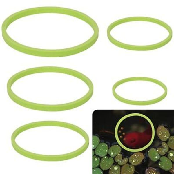 5pcs Aquarium Floating Plant Rings, Foam Floating Plant Corral Fish Feeding