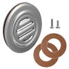 CRL Satin Anodized Finish Aluminum No-Draft Speak-Thru