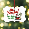 CafePress Benaughty_Dark Scroll Ornament 4" x 2.75"