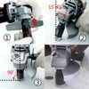 SHDIATOOL Diamond Dry Drill Bits 1/4" Tile Ceramic Marble Core Hole Saw Cutter