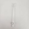 X10 NEW LEGO 42445 Trans Clear Bar 12L 1 X 2 Plate End Solid Studs Round End